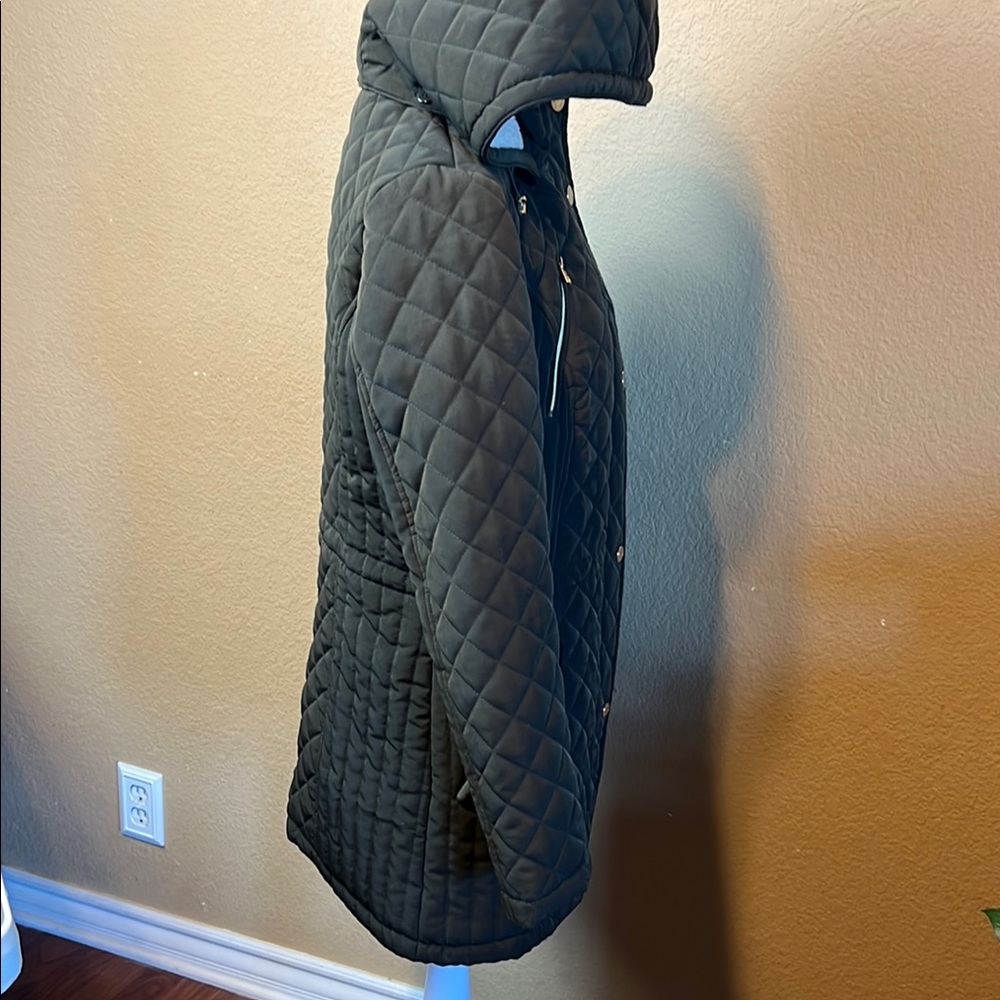 Laundry by Shelli Segal Quilted Coat S - Picture 9 of 13